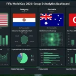 A 2026-os labdarúgó-világbajnokság D csoportjának csapatai: USA, Paraguay, Ausztrália és Törökország