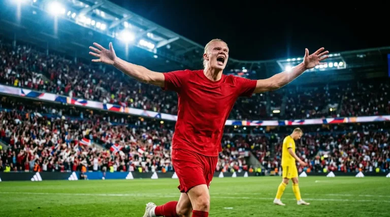 Norvégia kiejtette Brazíliát – Haaland duplája történelmet írt