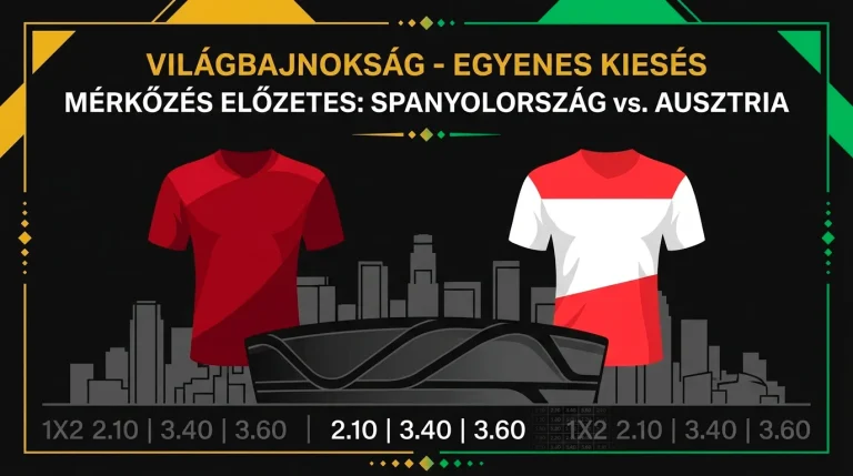 Spanyolország–Ausztria tipp – VB 2026: a szomszéd nagy feladat előtt