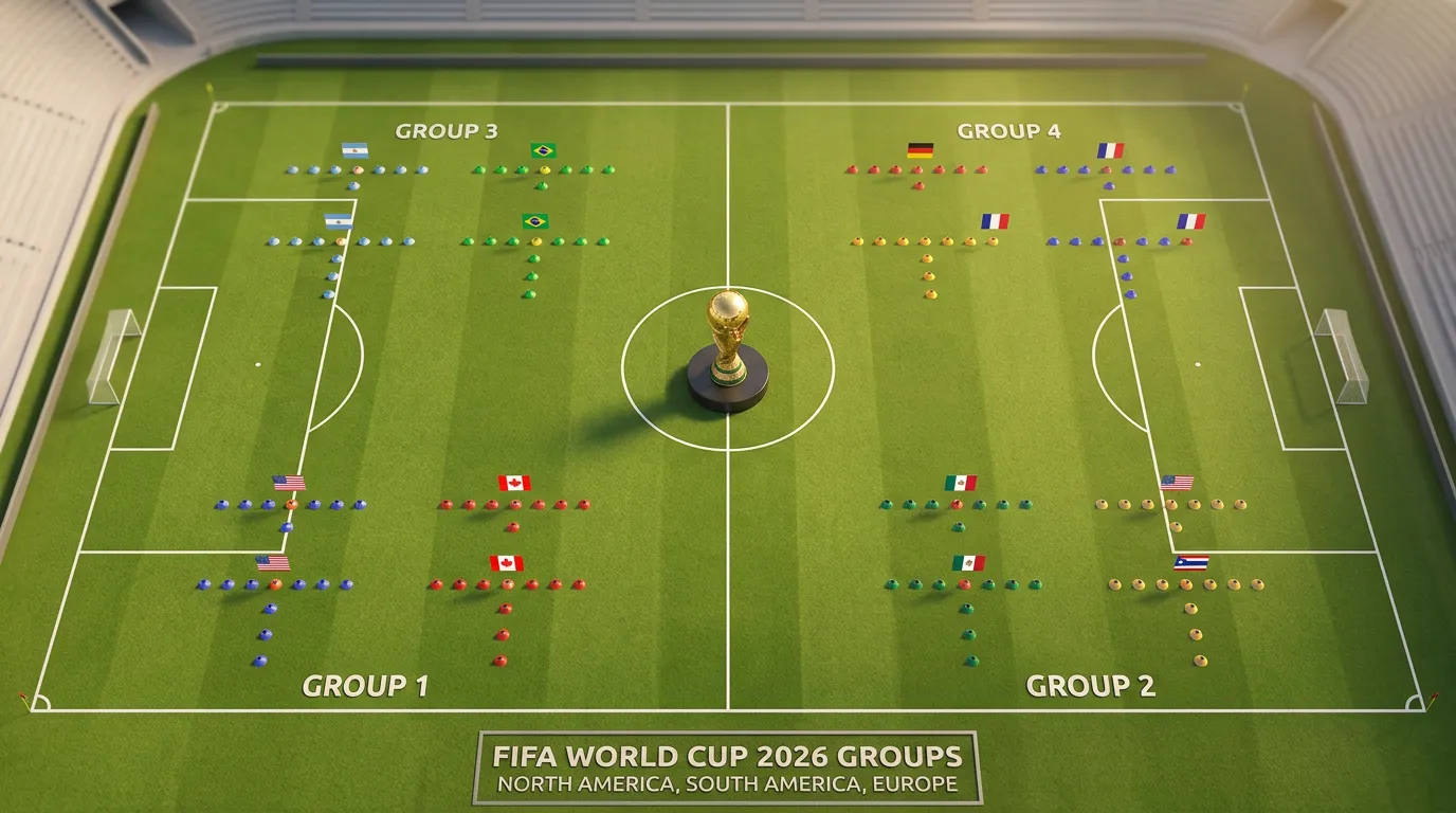 A 2026-os világbajnokság csoportbeosztása