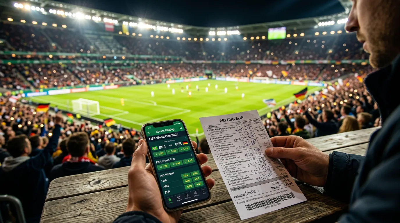 2026-os labdarúgó világbajnokság fogadási útmutató illusztráció sportfogadóknak