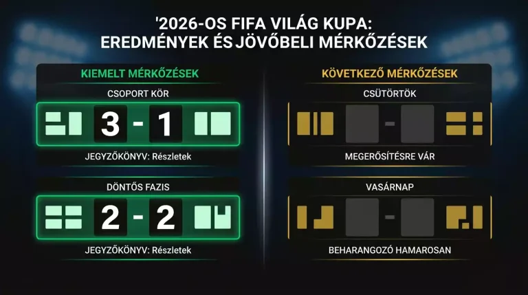 VB 2026 eredmények – június 22.: Messi rekordja és Mbappé duplája uralta a vasárnapot